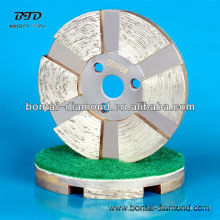 Metal bond polishing discs for concrete, granite, marble